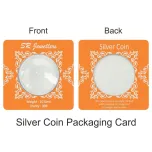 Eco Silver Coin Packaging Card