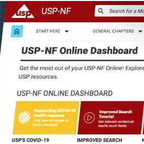 Access the United States Pharmacopeia-National Formulary (USP- NF) Online Free for 6 Months