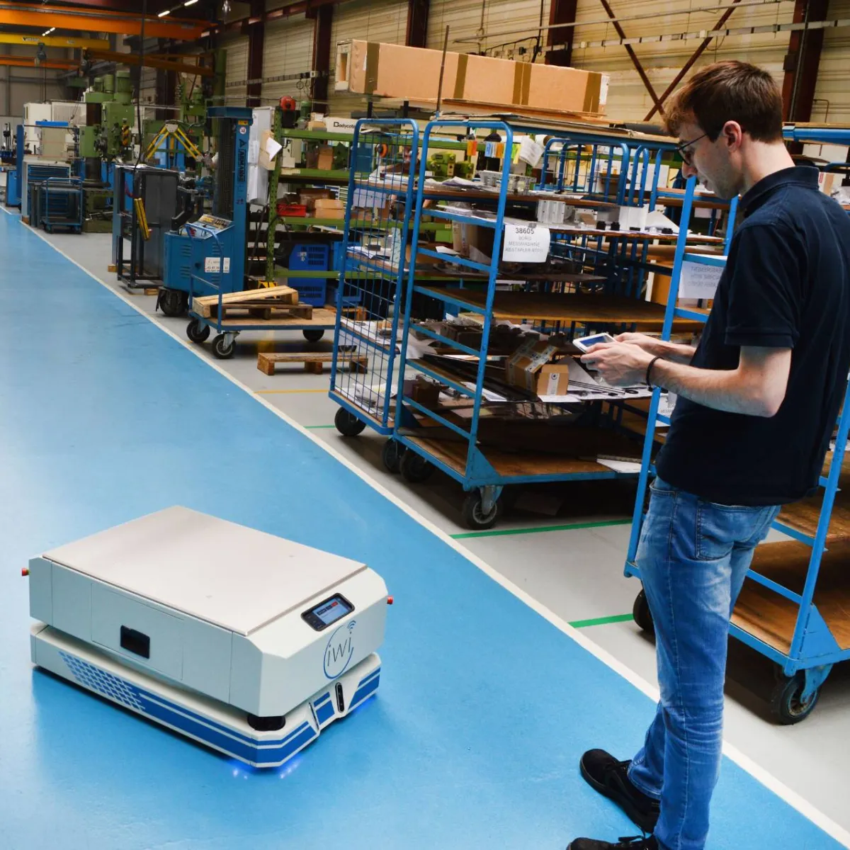 IWI - Robot mobile autonome made by CMS Automatisme