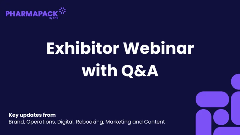 Exhibitor Webinar with Q&A
