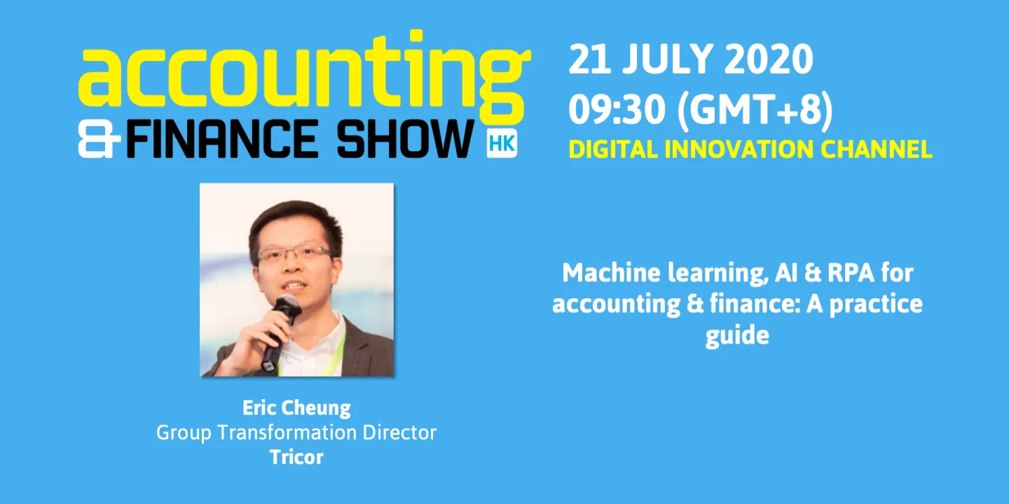 Machine learning, AI & RPA for accounting & finance: A practice guide