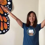 TaikoCat WOMENs Cut Cool Blue / Turquoise T-shirts