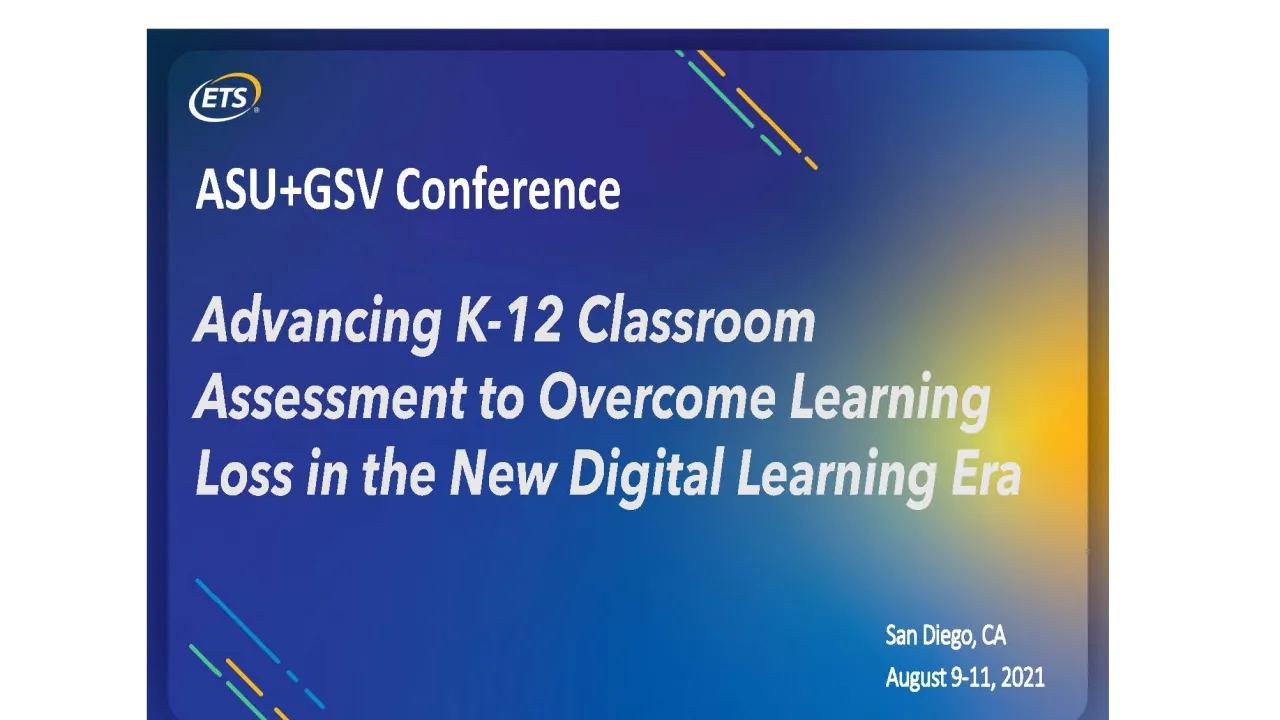 Advancing K-12 Classroom Assessment to Overcome Learning Loss in the New Digital Learning Era