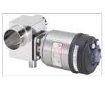 Type 2104 - T-diaphragm valve with pneumatic actuator in stainless steel (Type ELEMENT) for decentralised automation
