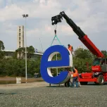 Dachwerbeanlage Deutsche Bank Park