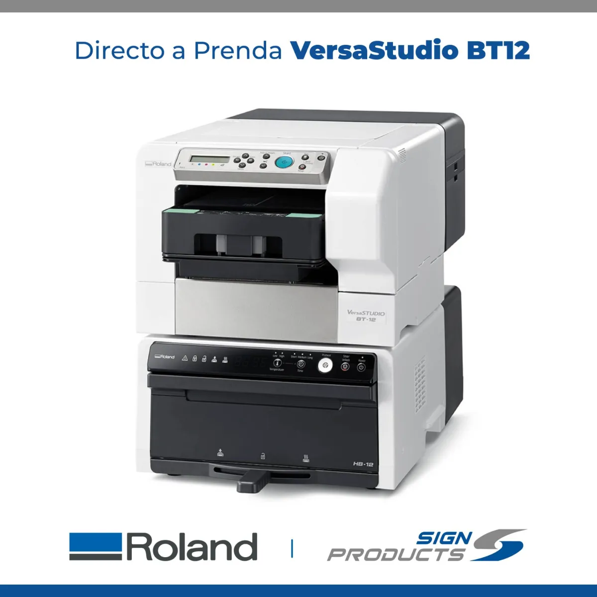 Roland VersaStudio BT-12 - Equipo de impresión directo a prenda