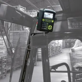 Weighing on fork-lift truck