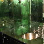 Hand drawn mirror and glass