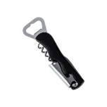 Abridor De Garrafas E Saca Rolhas Garçom Preto