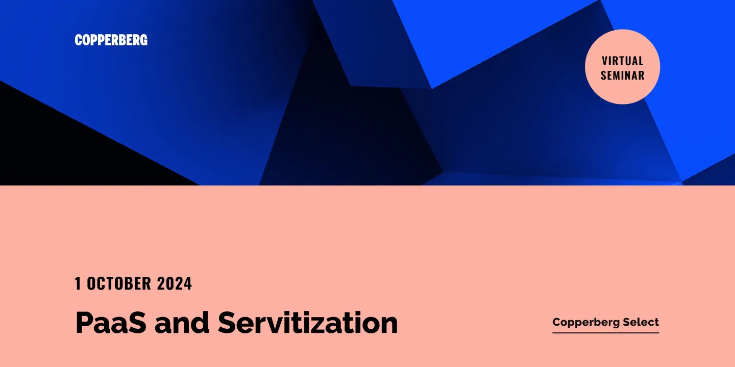 Copperberg Select: PaaS and Servitization