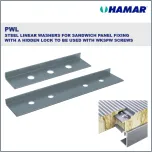 HAMAR® WKSPW Self-drilling screws for fixing sandwich panels onto various substrates