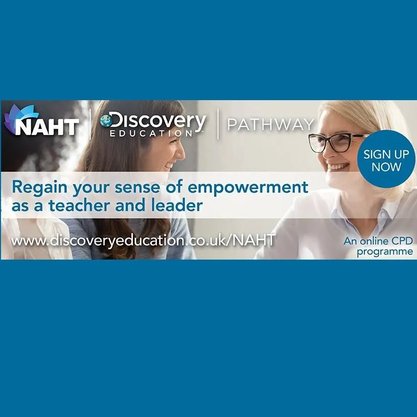 NAHT Discover Education Pathway - online holistic cpd programme