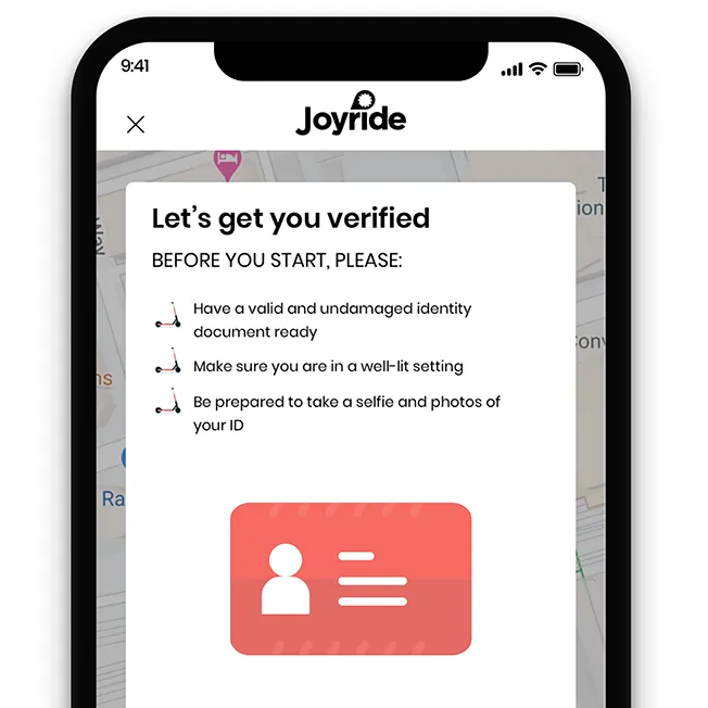 In-app ID verification