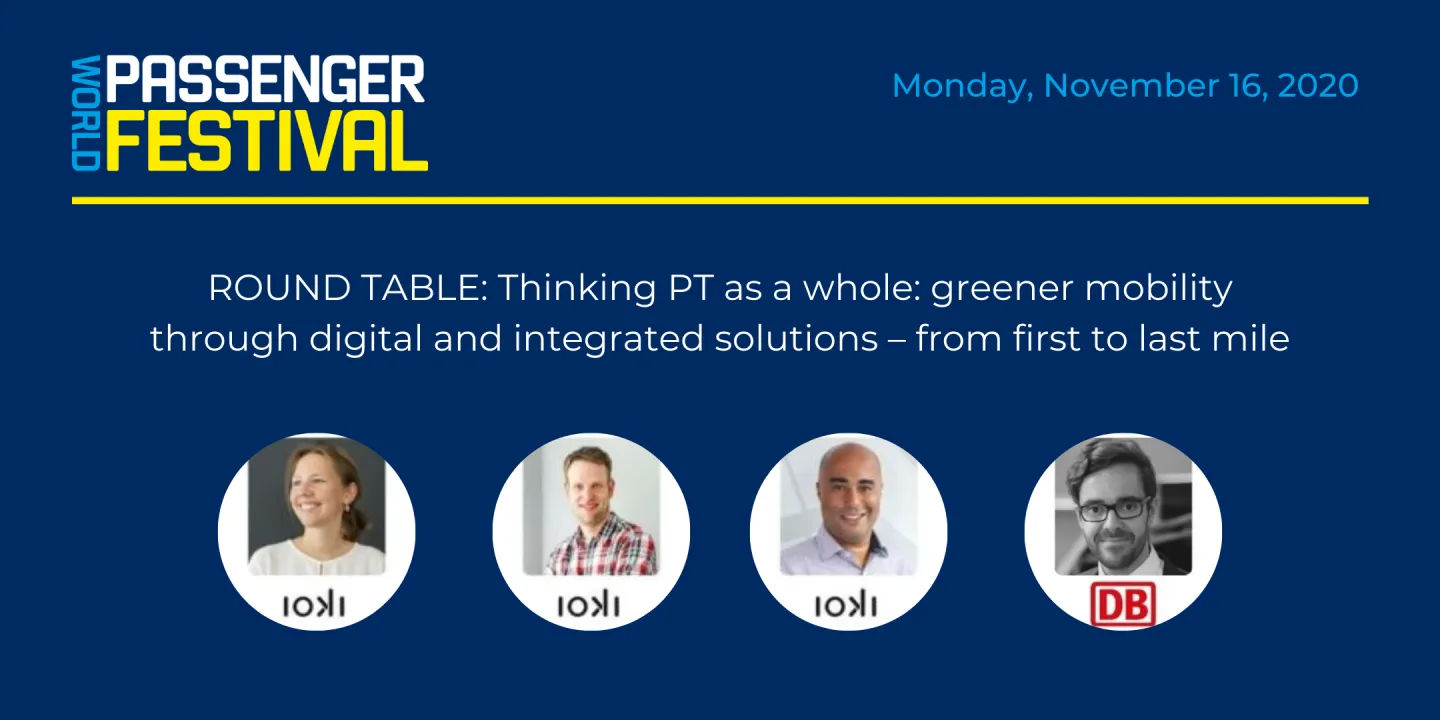 Roundtable: Thinking PT as a whole: greener mobility through digital and integrated solutions – from first to last mile