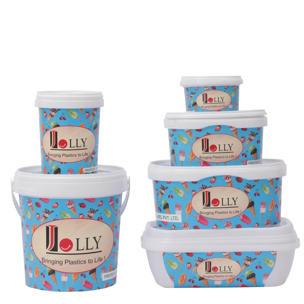 Ice Cream Tamper Proof Containers and Lids