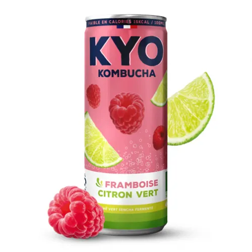 KYO KOMBUCHA | RASPBERRY LIME | CAN