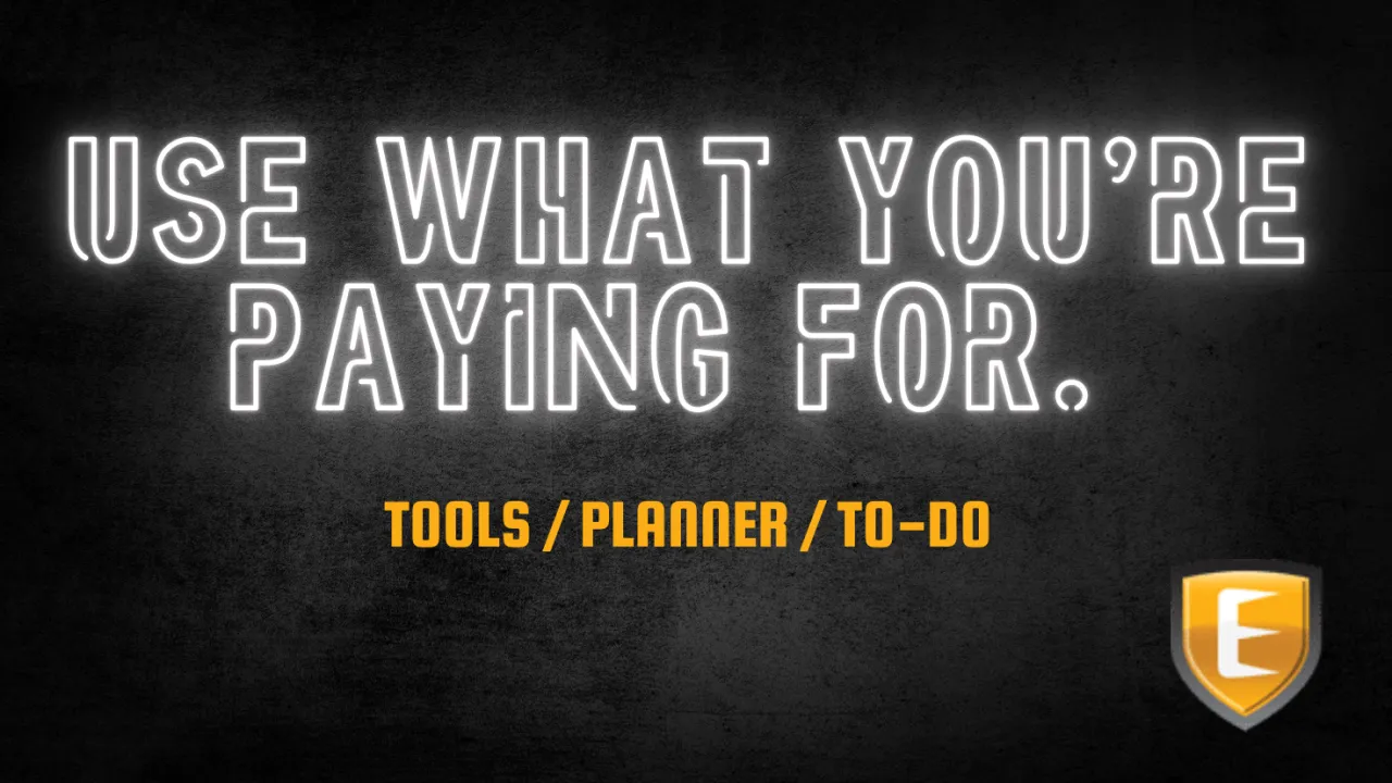Tools, Planner & To-Do