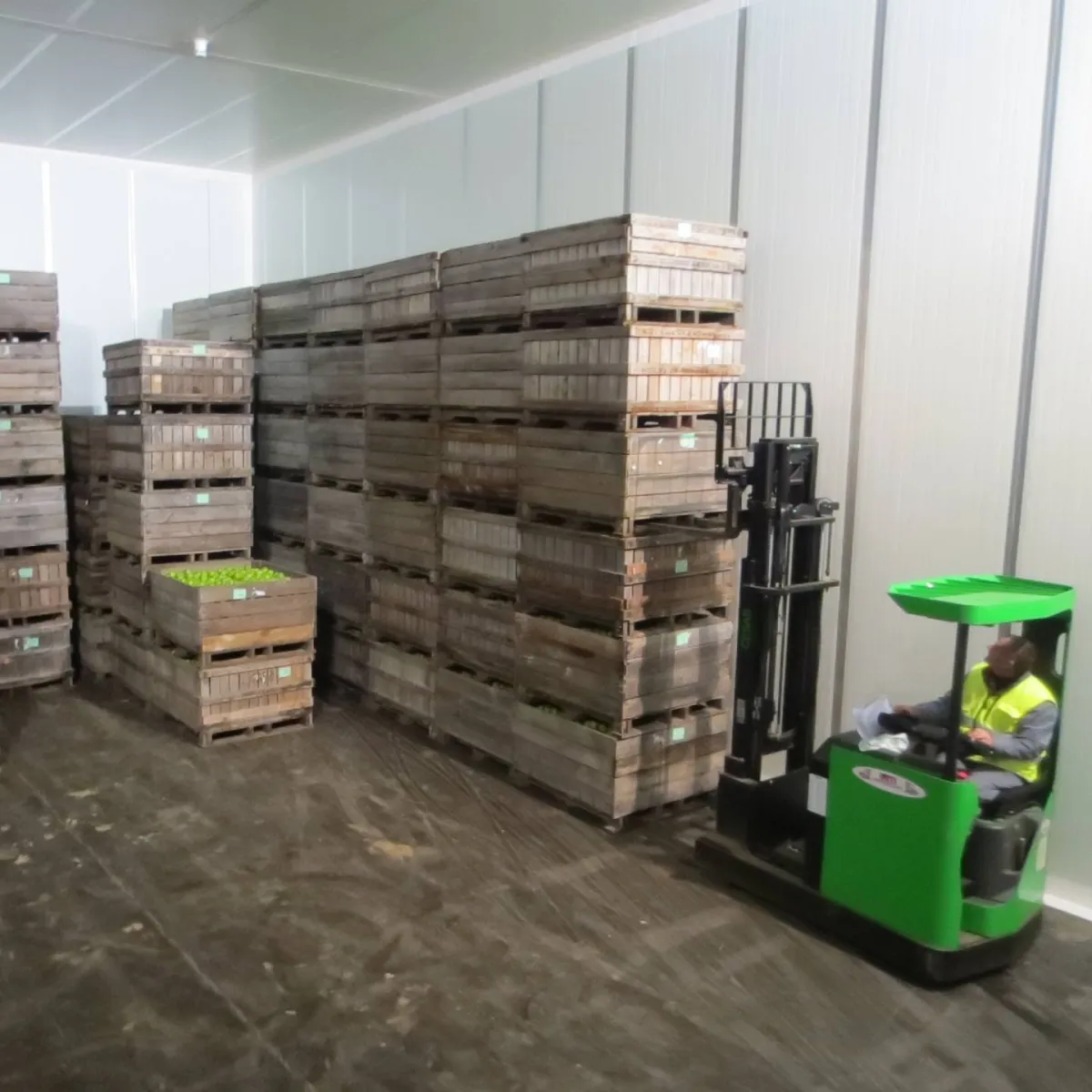 Prestation d'entreposage frigorifique