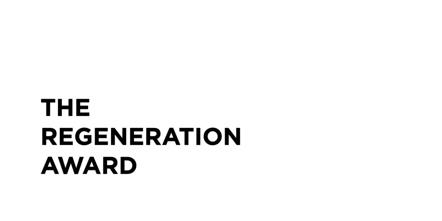 THE REGENERATION AWARD Sponsored by Villeroy & Boch