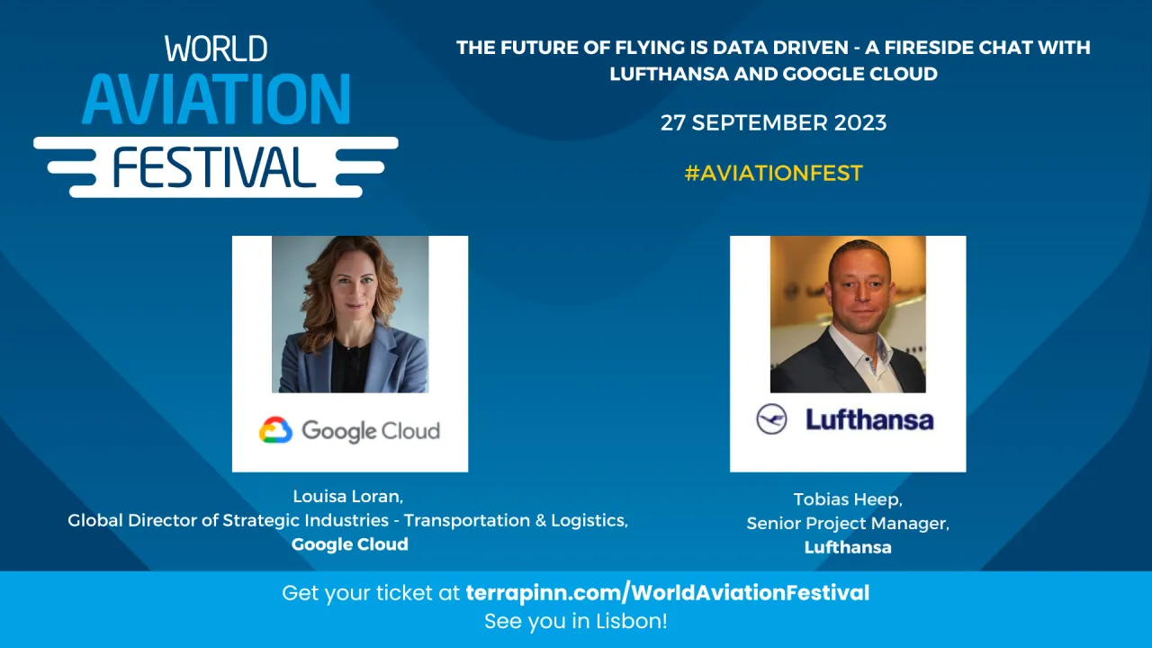 The future of flying is data driven - a fireside chat with Lufthansa and Google Cloud