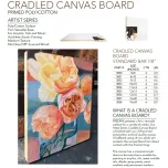 FREDRIX Cradled Canvas Board