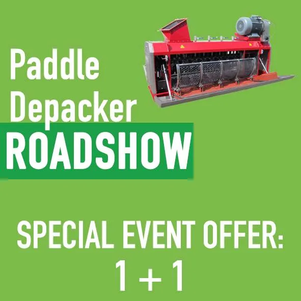 Special Offer Paddle Depacker Roadshow 1+1