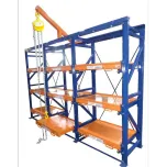 Prateleira Rack Para Molde Ref. Chinprate 1000kg 3mod 9gav com talha