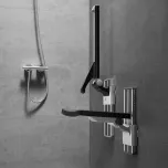HB-L680 ADA adjustable shower grab rails for bathroom