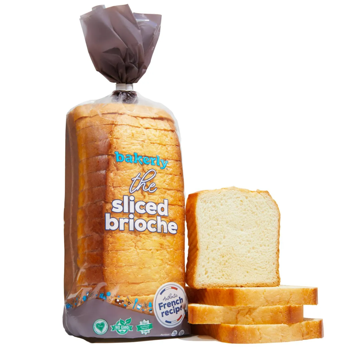 the sliced brioche