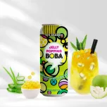 Jelly Popping Boba Can – Lychee/ Peach/ Melon + Oolong Tea/ Lemonade with Popping Boba + Aloe Vera