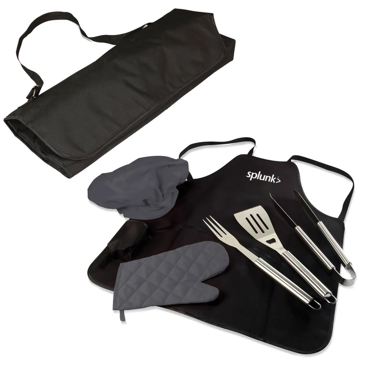 Splunk Shelter in Place Pro Kit: BBQ Apron Tote Pro + Martini Set