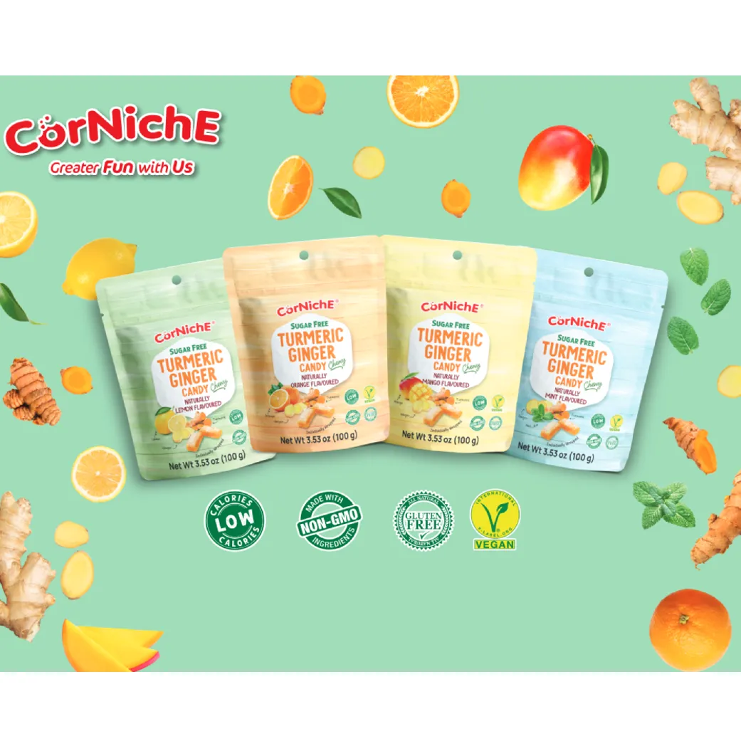 Corniche Sugar Free Turmeric Ginger Candy