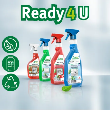 Ready4U, sustainable cleaning sprays
