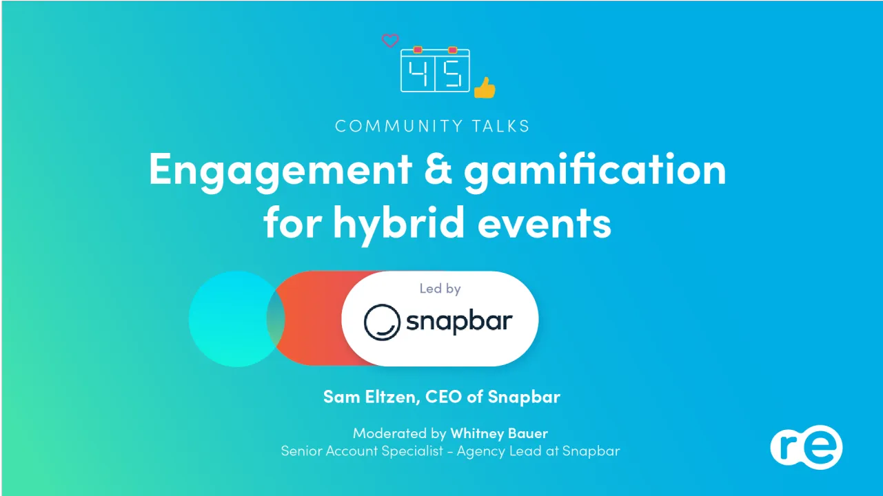 Engagement and Gamification for Hybrid Events