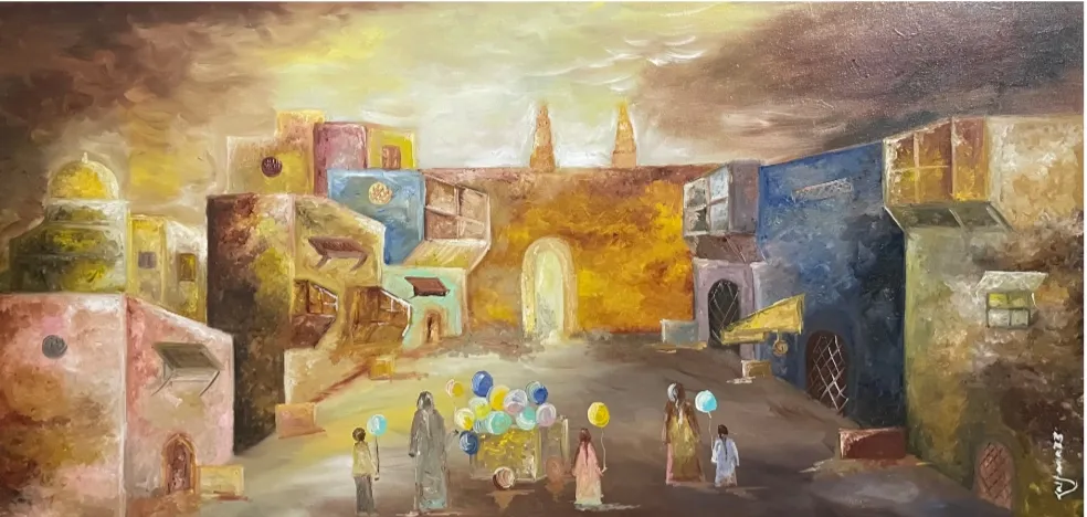 My City n My Colour KALPANA ARYA EMINENT ART GALLERY