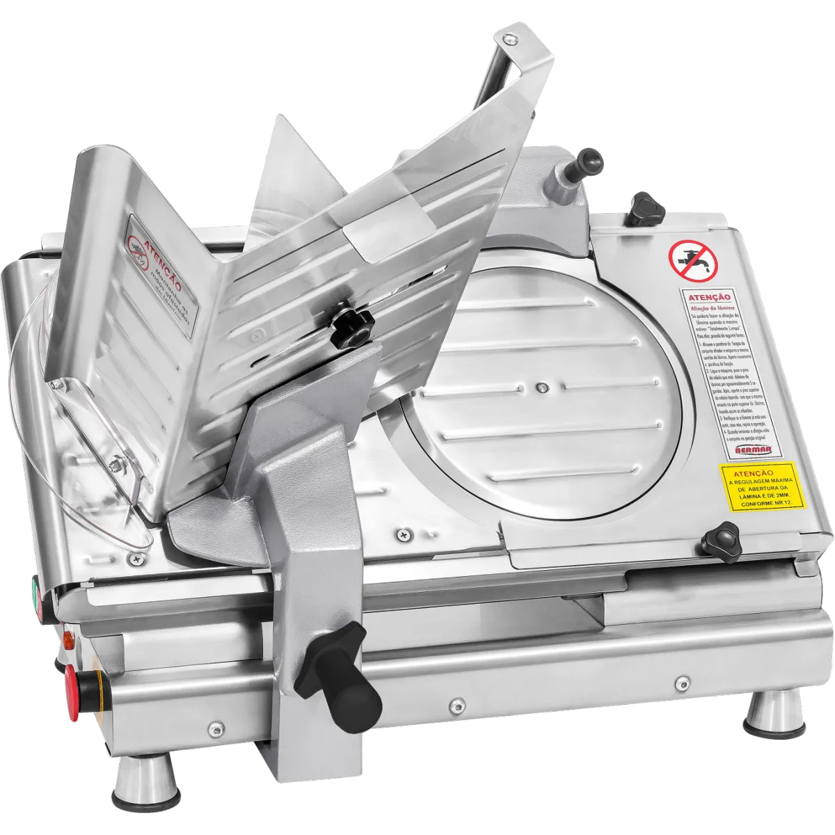 BM 17 NR PF - CORTADOR DE FRIOS LAMINA 250 MM EM AÇO INOXIDÁVEL