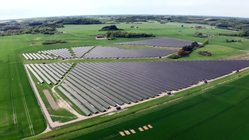 Alight and Martin & Servera's 18 MW solar park in Skurup, Sweden
