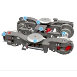 Primary conical spring for Bogies