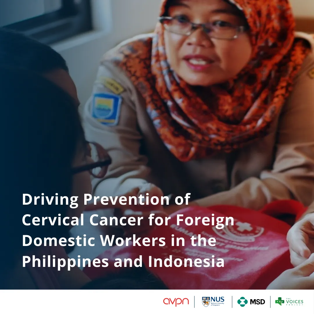 Driving Prevention of Cervical Cancer for Foreign Domestic Workers in Indonesia and Philippines