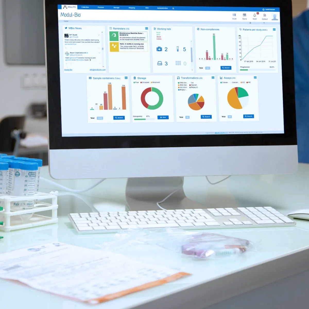 MBioLIMS Biobanking Software