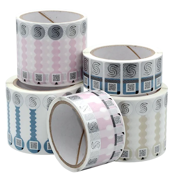 Digital product protection meets sustainable security labels made from paper - Paper-based security labels with integrated unique QR code