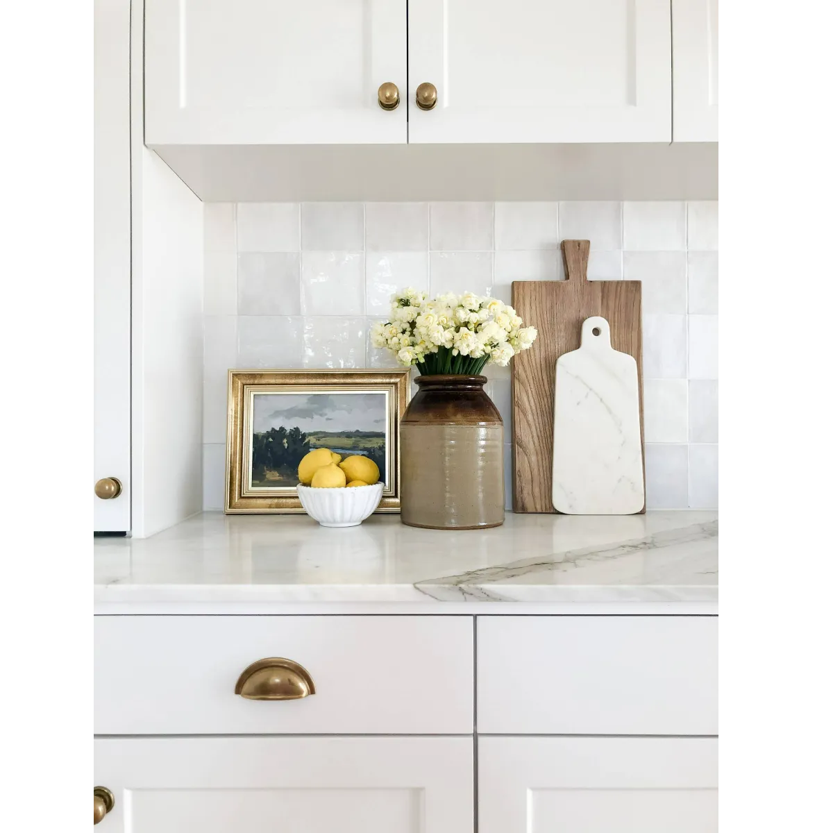 Cotswold Collection in burnished brass finish