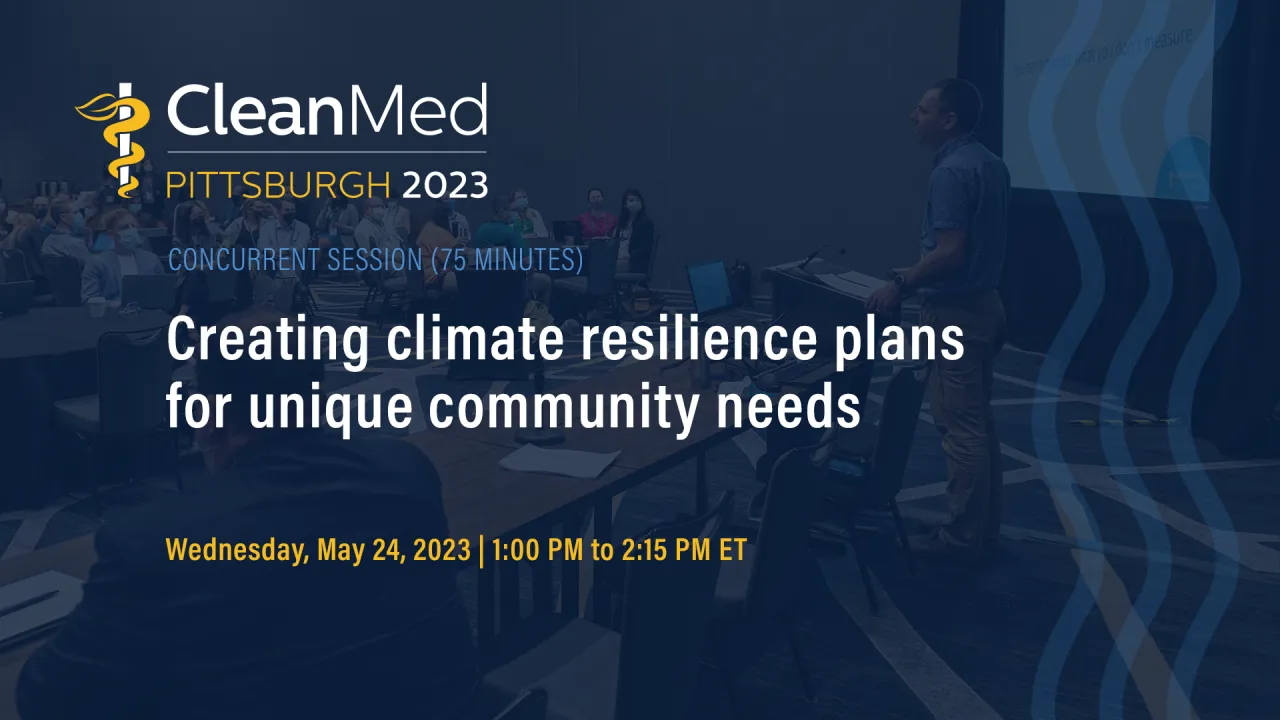 Creating climate resilience plans for unique community needs