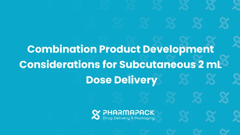 Combination Product Development Considerations for Subcutaneous 2 mL Dose Delivery