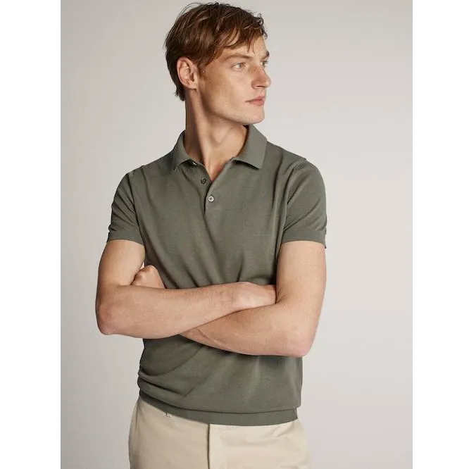 SHORT-SLEEVED COTTON SWEATER