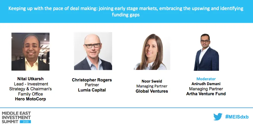 PANEL Keeping up with the pace of deal making: joining early stage markets, embracing the upswing and identifying funding gaps
