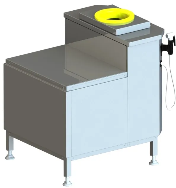 Traitement des déchets avec cuve de stockage