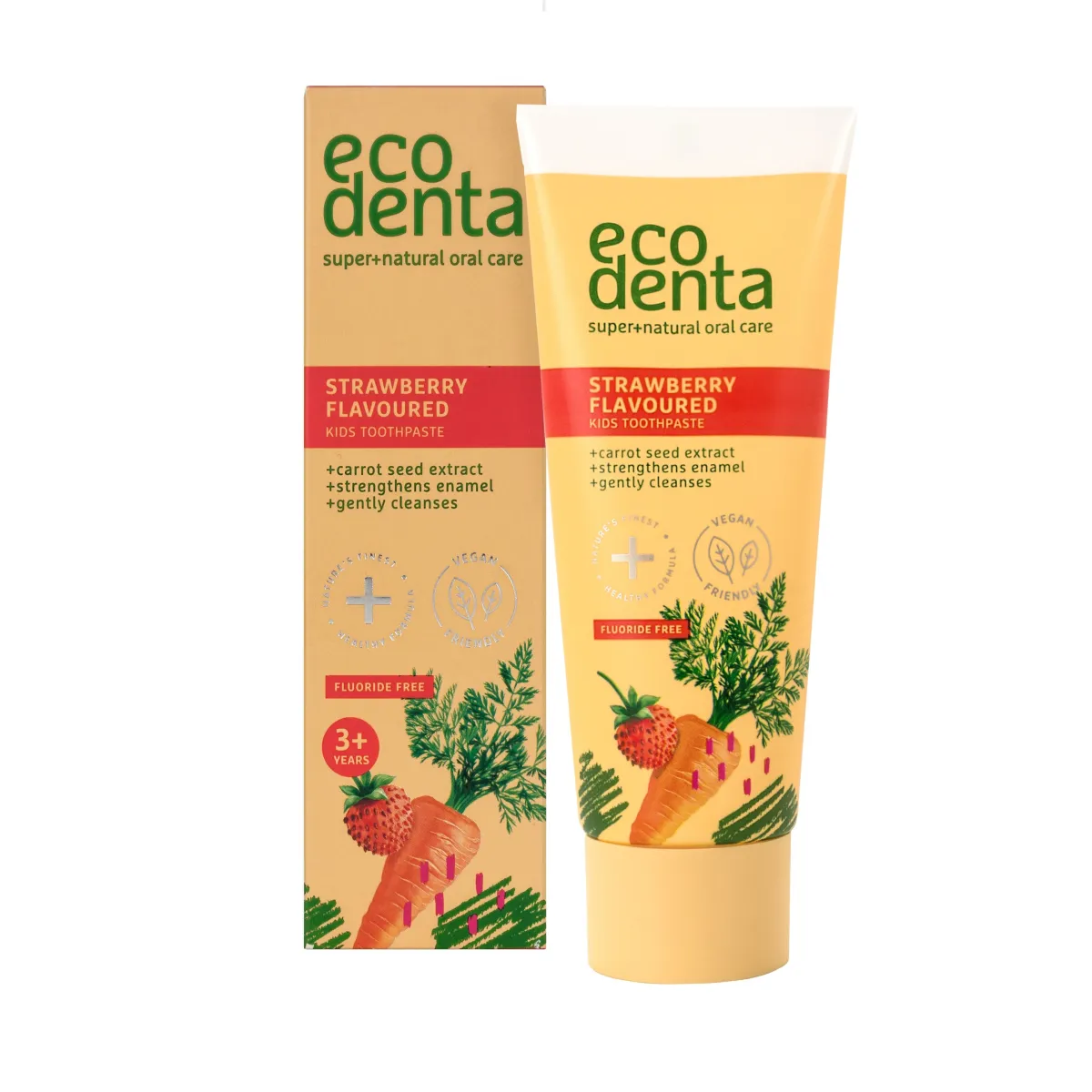 Strawberry flavoured kids Toothpaste