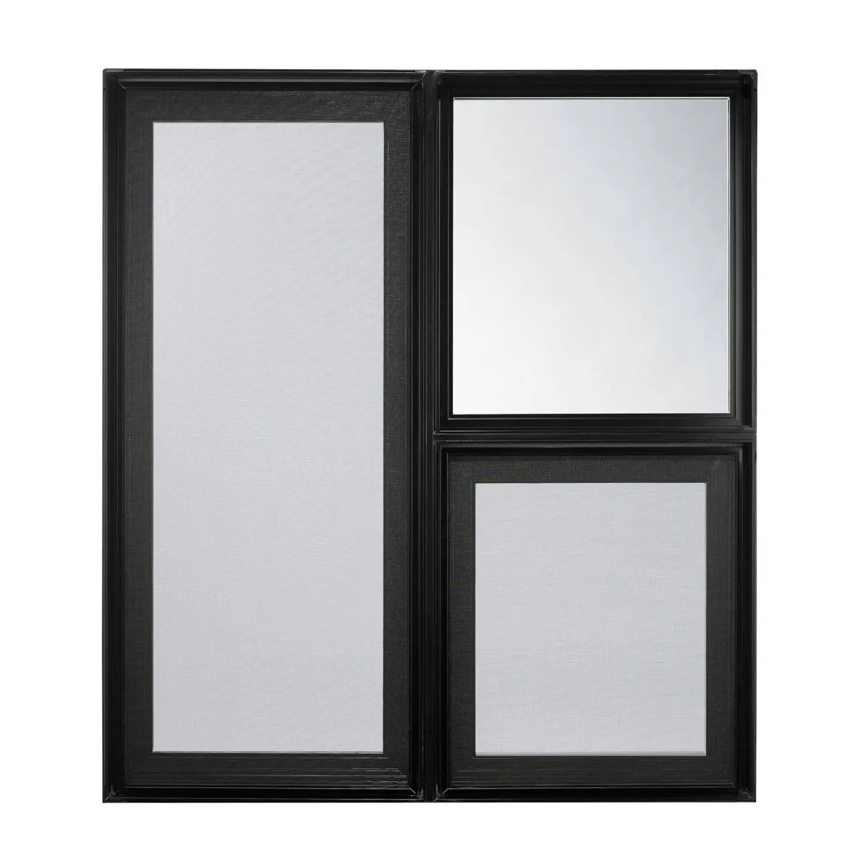 Fenêtre en aluminium à battant-auvent BI-45 - ouverture intérieure