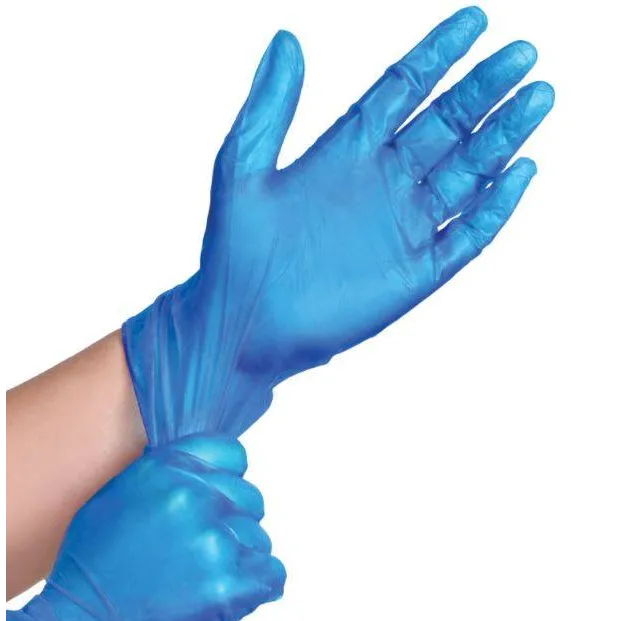 Consortium Blue Vinyl Powdered Gloves